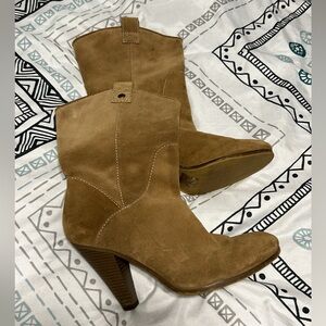 Tan Ankle Booties